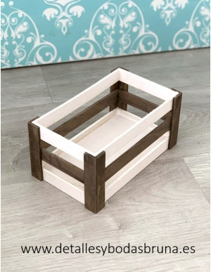 Caja de Madera Blanca Pequeña