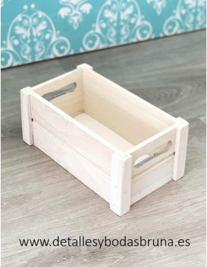 Caja de Madera Blanca -ÚLTIMA UNIDAD-
