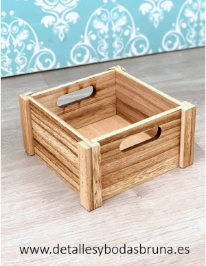 Caja de Madera Natural