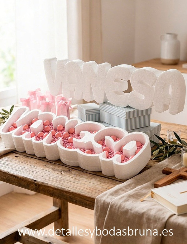 Nombre Chuches Comunión Doble