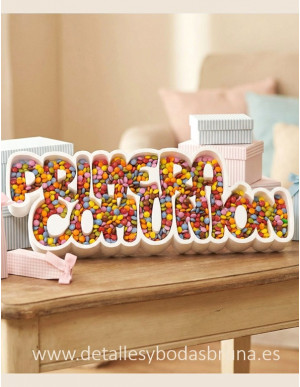 Letras de Porexpan Chuches Primera Comunión