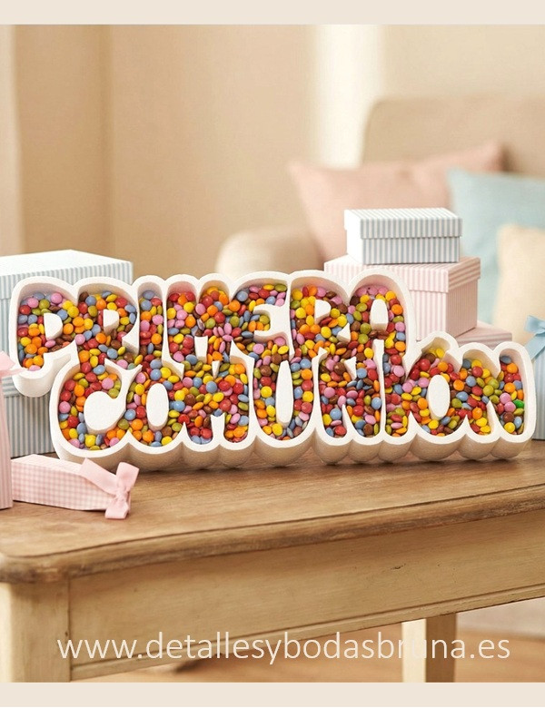 Letras de Porexpan Chuches Primera Comunión