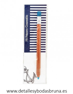 Lápiz Comunión Cartoncillo Marinero