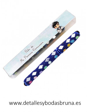 Boli para Comunión en Cajita Niño Marinero