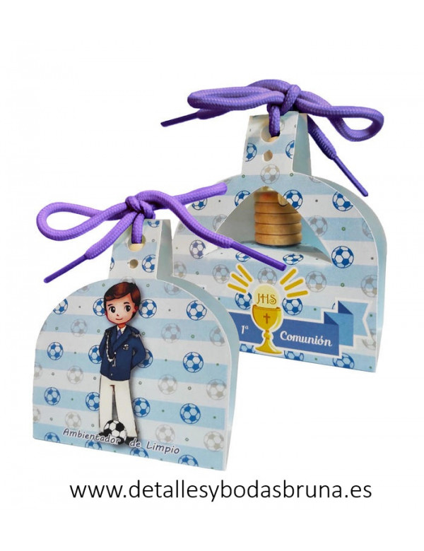 Mikado Ambientador Coche Comunión Niño Almirante Fútbol