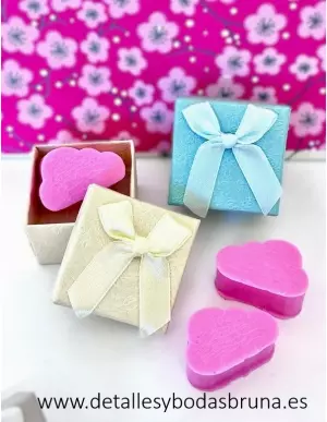 Jabones Nube Rosa en Caja 7 unidades