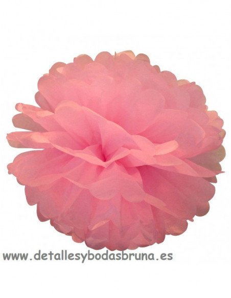 Pompones de papel 20 cm ESCOGE COLORES