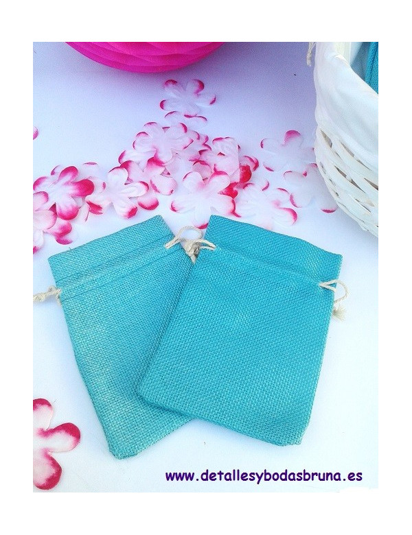 Bolsas de Lino pequeñas ESCOGE COLOR 