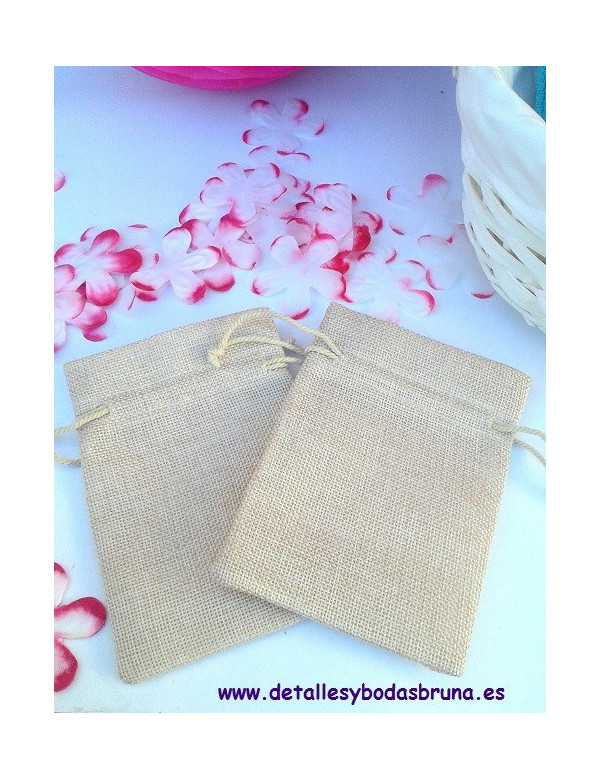 Bolsas de Lino pequeñas ESCOGE COLOR 