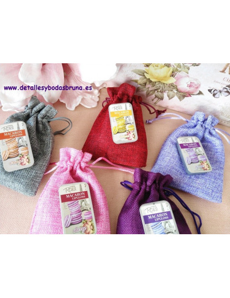 Bolsas de Lino pequeñas ESCOGE COLOR 