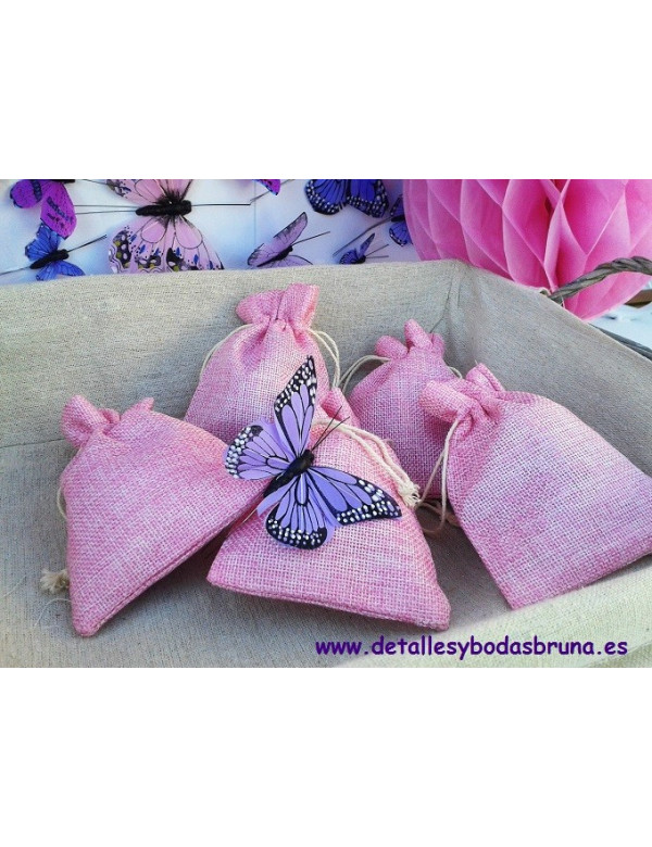 Bolsas de Lino pequeñas ESCOGE COLOR 