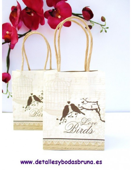 Bolsas con asa Love Birds