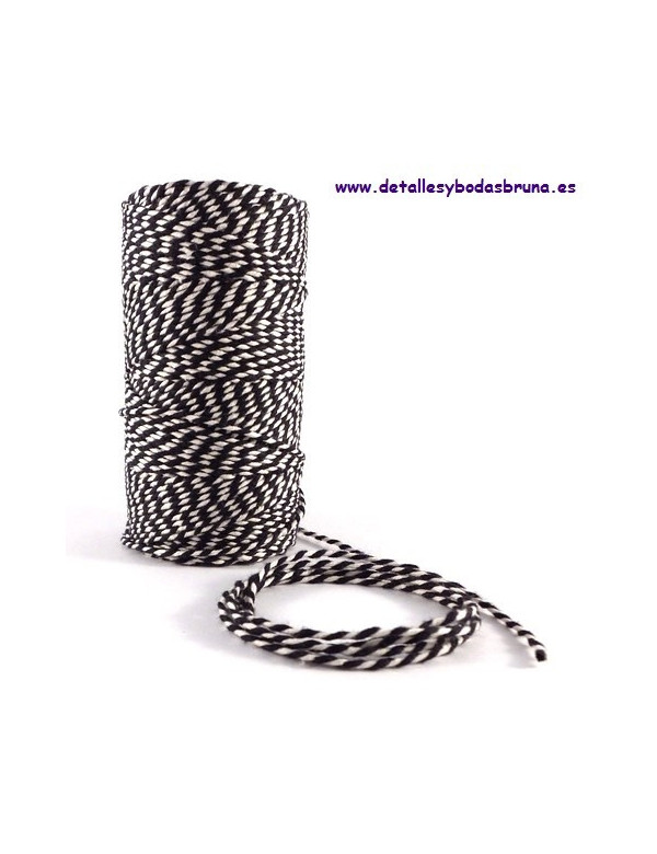 Bakers Twine Rollo -ULTIMA UNIDAD NEGRO-