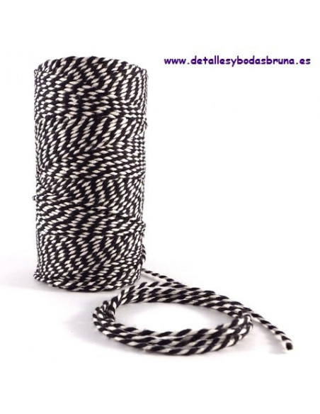 Bakers Twine Rollo -ULTIMA UNIDAD NEGRO-