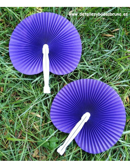 Pay pay plegable de papel Morado