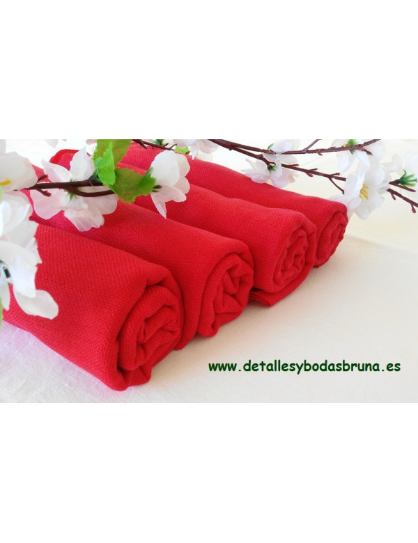Pashminas Amplias Rojas 