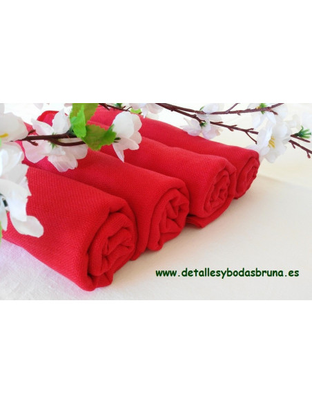 Pashminas Amplias Rojas 
