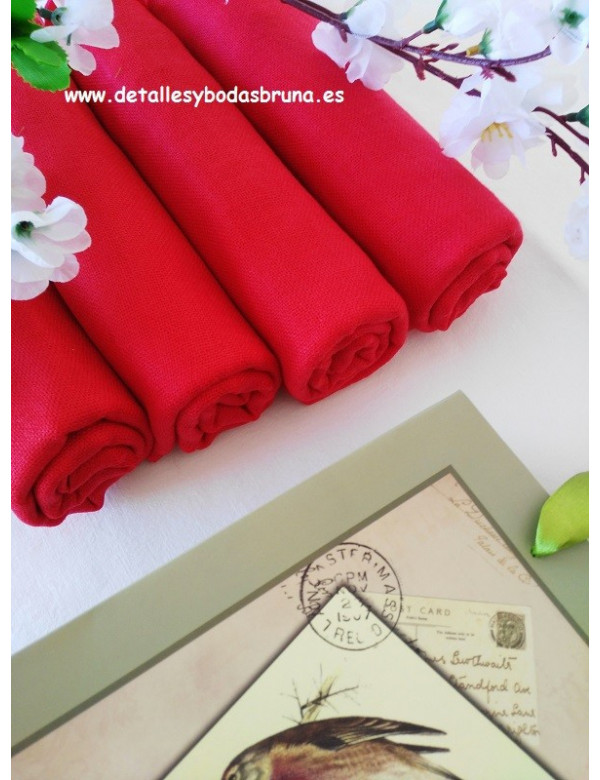 Pashminas Amplias Rojas 