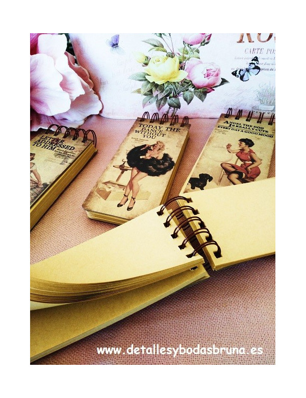 Libretas Vintage con boligrafo