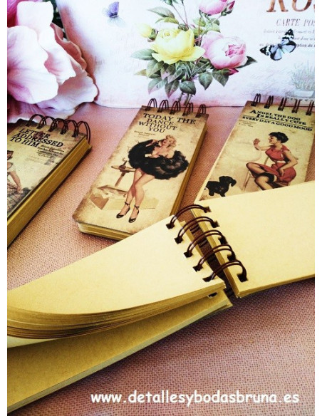 Libretas Vintage con boligrafo