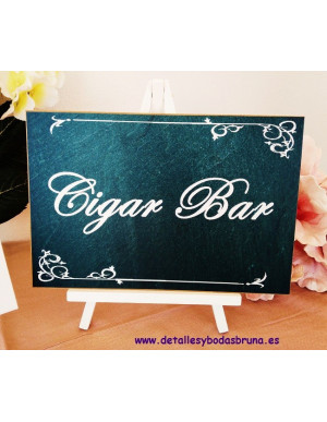 Cartel Cigar Bar Pizarra