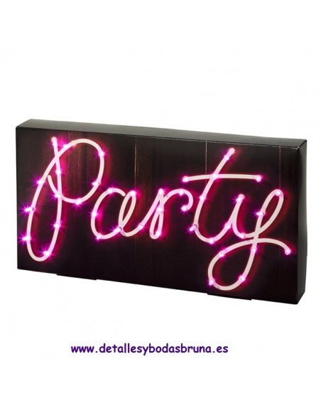 Cartel Luminoso Party - ULTIMAS 2 UNIDADES -