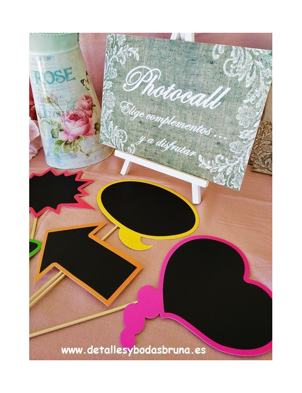 Cartel Photocall Yute y Blonda