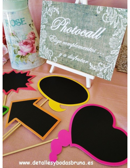 Cartel Photocall Yute y Blonda