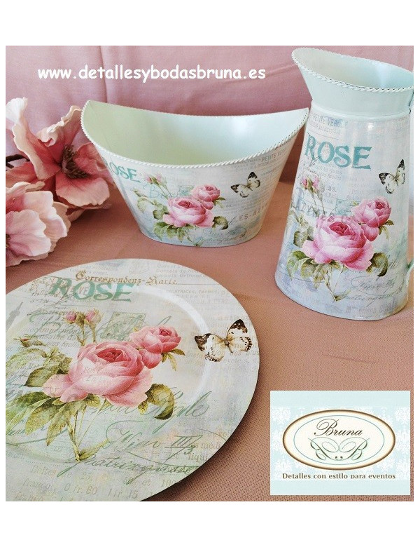 Cubo Roses Celeste