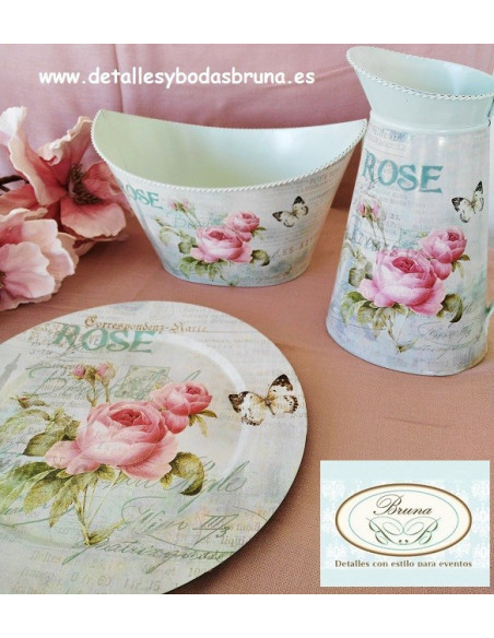 Cubo Roses Celeste