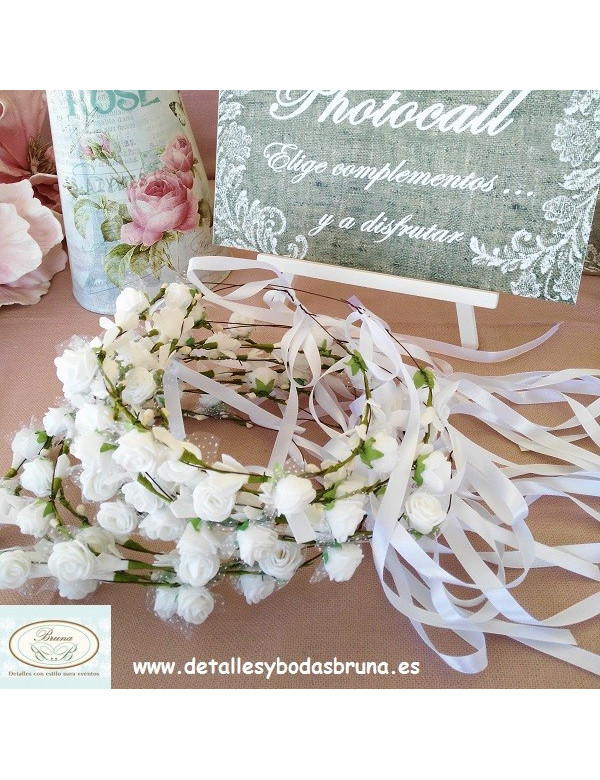 Coronas de Flores Blancas