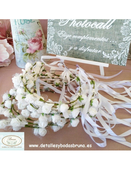 Coronas de Flores Blancas