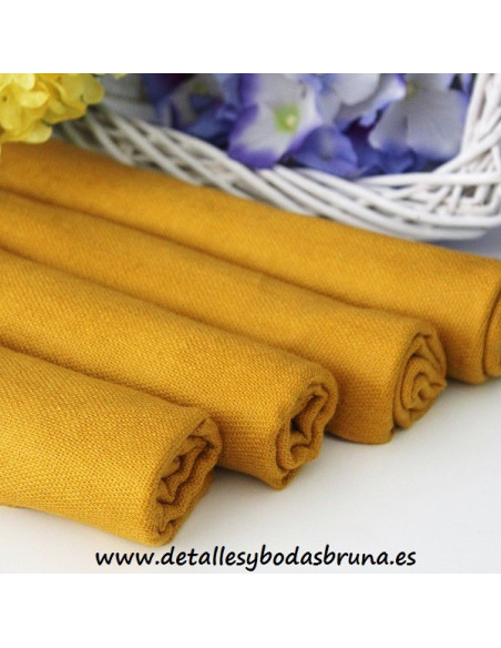 Pashminas Amplias Mostaza 