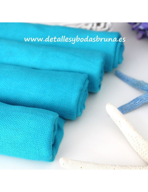 Pashminas Amplias Azul 