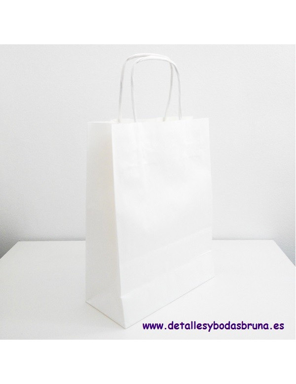 Bolsas de Papel Blancas con asa