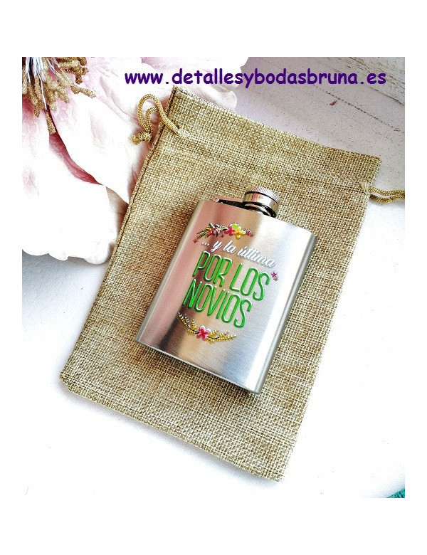 Petaca de Metal Mensajes 