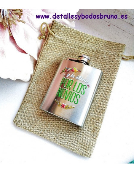 Petaca de Metal Mensajes 