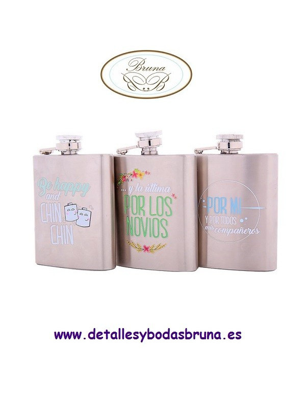 Petaca de Metal Mensajes 