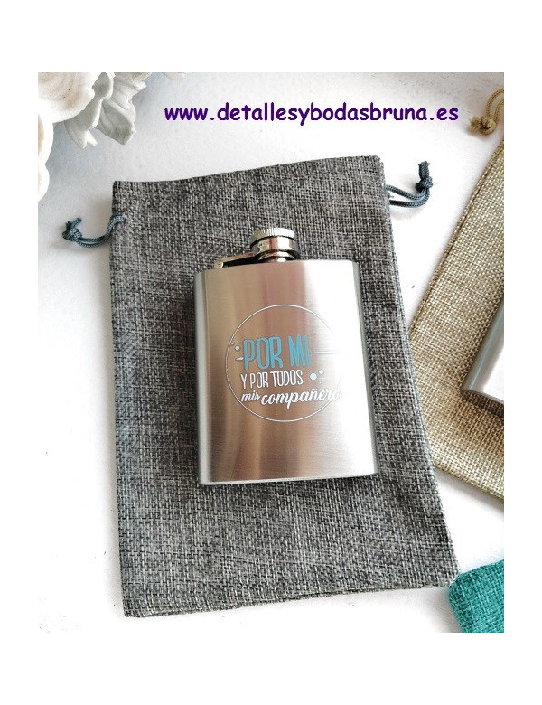 Petaca de Metal Mensajes 