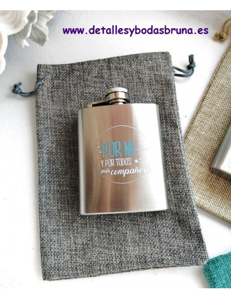 Petaca de Metal Mensajes 