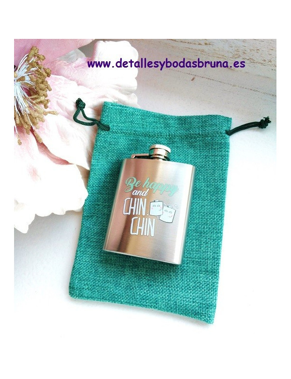 Petaca de Metal Mensajes 