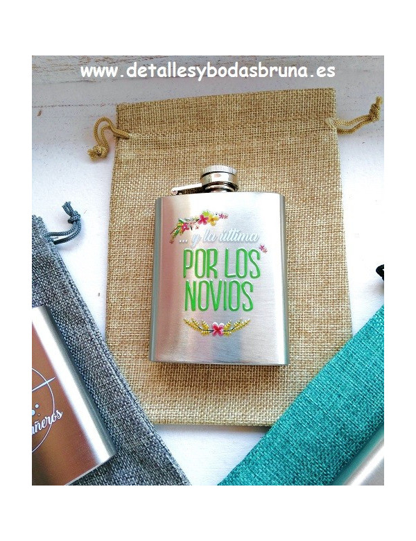 Petaca de Metal Mensajes 