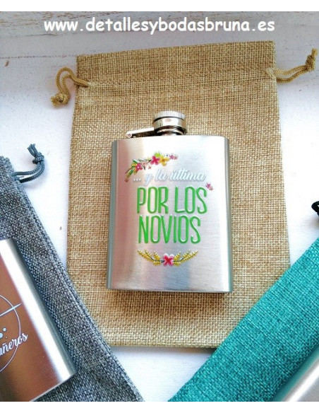 Petaca de Metal Mensajes 