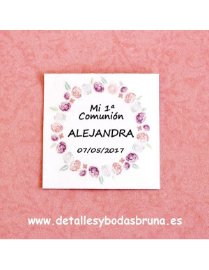 Tarjetas Personalizadas Flores Pastel Acuarela