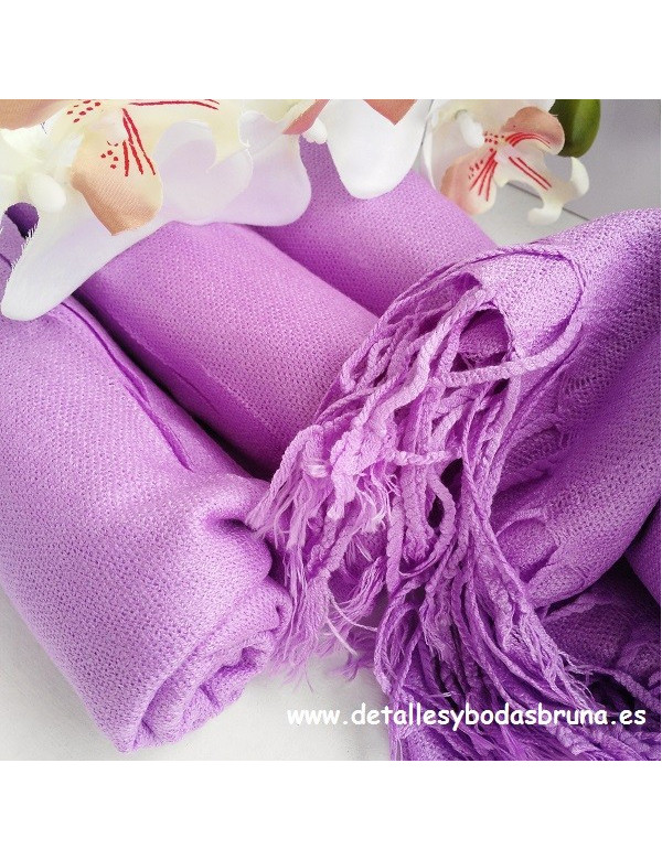 Pashminas Amplias Lila - AGOTADO -