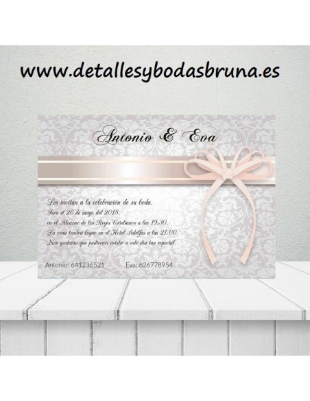 Invitaciones para Bodas Clásicas