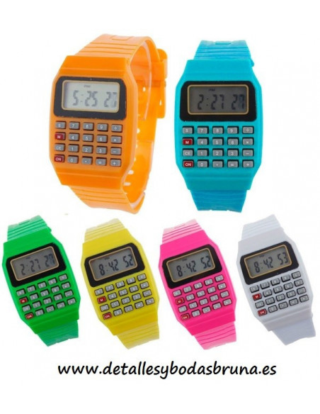 Reloj Calculadora de Colores 