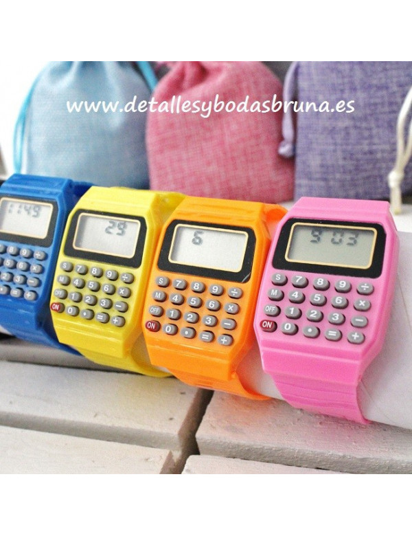 Reloj calculadora para regalar como detalles | AnHa