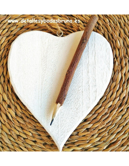 Lapiz de Madera Rustico - ULTIMAS 4 UNIDADES -