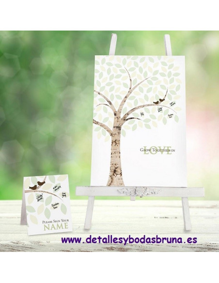 Árbol de Huellas Vintage 